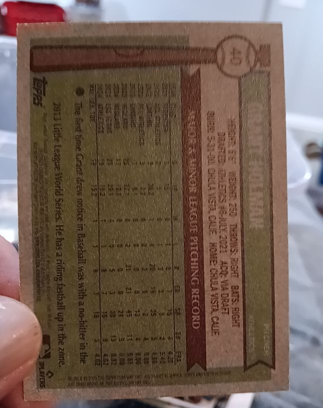 1976 Topps #296 Pat Dobson — front