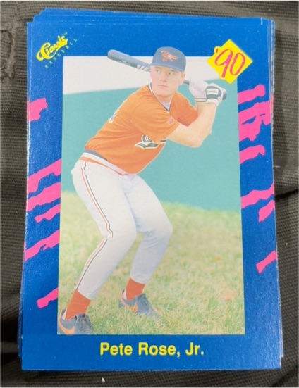 1990 Classic Blue #75 Pete Rose, Jr. — front