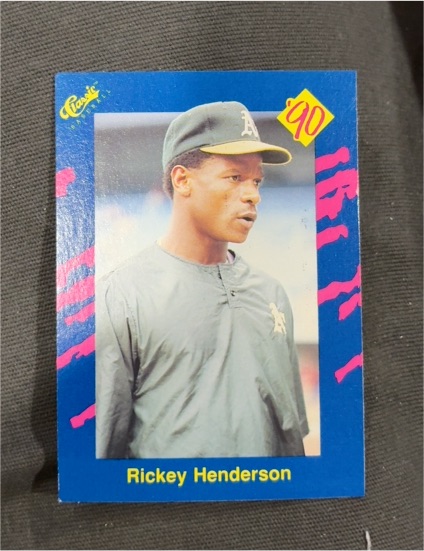 1990 Classic #37 Rickey Henderson — front