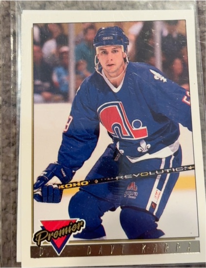 1993-94 Topps Premier #408 Dave Karpa — front
