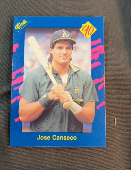1990 Classic #22 Jose Canseco — front