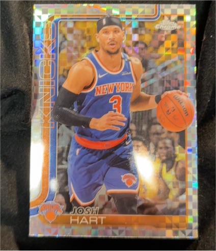 2025-26 Topps Chrome #160 Josh Hart — front