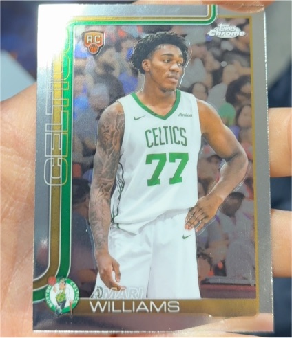 2025-26 Topps Chrome #297 Amari Williams — front