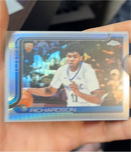 2025-26 Topps Chrome #275 Jase Richardson — front
