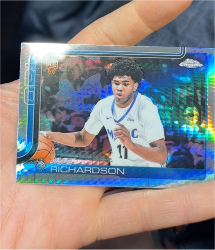 2025-26 Topps Chrome #275 Jase Richardson — front