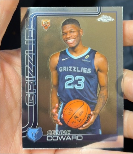 2025-26 Topps Chrome #261 Cedric Coward — front