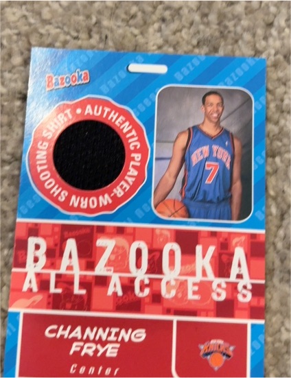 2005-06 Topps Bazooka All Access Channing Frye — front