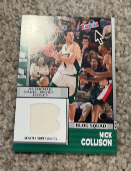 2005-06 Topps Bazooka Blog Squad #BBS-NC Nick Collison — front