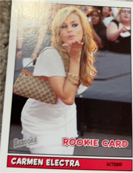 2005-06 Topps Bazooka #220 Carmen Electra — front