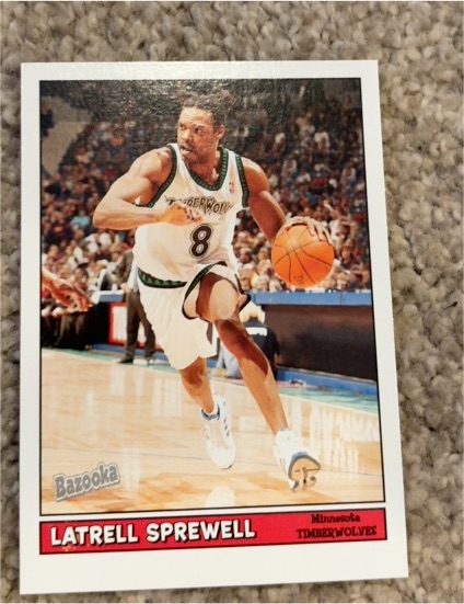 2005-06 Topps Bazooka #94 Latrell Sprewell — front
