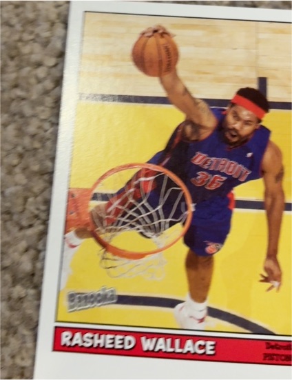 2005-06 Topps Bazooka #16 Rasheed Wallace — front