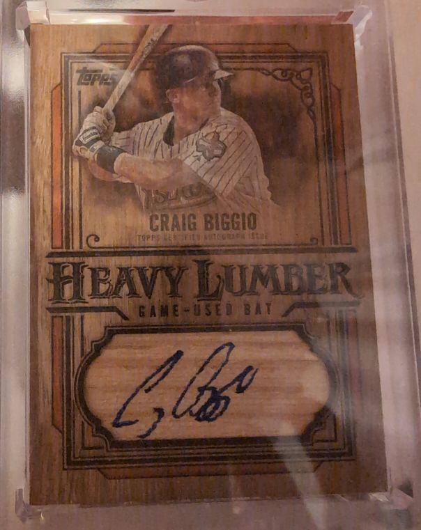 2025 Topps Heavy Lumber #HLAR-CB Craig Biggio — front