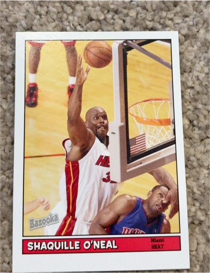 2005-06 Topps Bazooka #60 Shaquille O'Neal — front