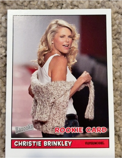 2005-06 Topps Bazooka #218 Christie Brinkley — front