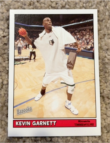 2005-06 Topps Bazooka #132 Kevin Garnett — front
