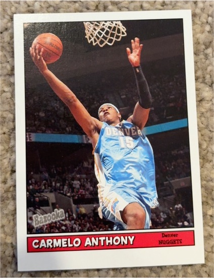 2005-06 Topps Bazooka #110 Carmelo Anthony — front