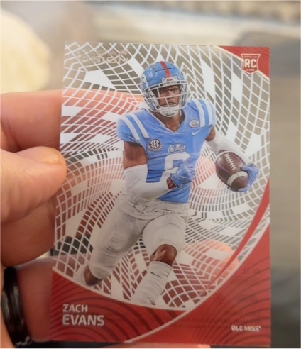 2023 Panini Chronicles Draft Picks Clear Vision #12 Zach Evans — front