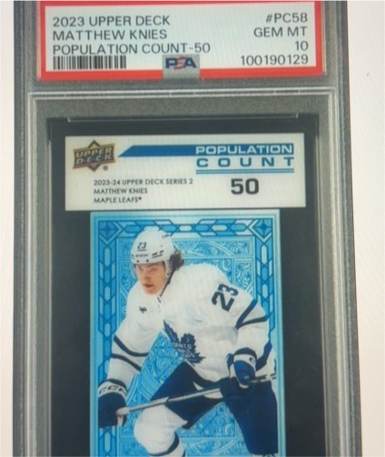 2023 Upper Deck #PC58 Matthew Knies — front