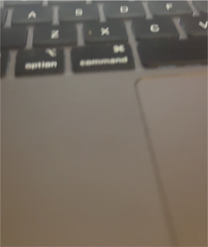 2013 Apple MacBook Pro 13-inch Topcase Keyboard Touchpad — front