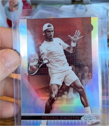 2024 Topps Chrome Tennis #112 Pedro Cachin — front
