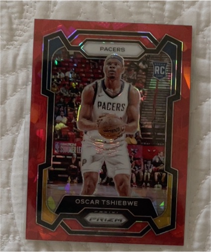 2023-24 Panini Prizm #292 Oscar Tshiebwe — front