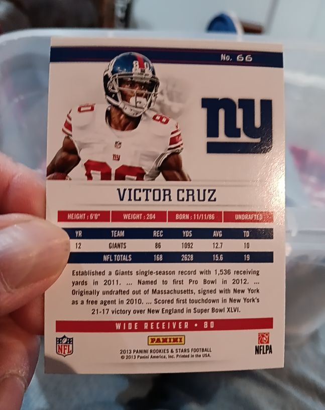 2013 Panini Rookies & Stars #66 Victor Cruz — front