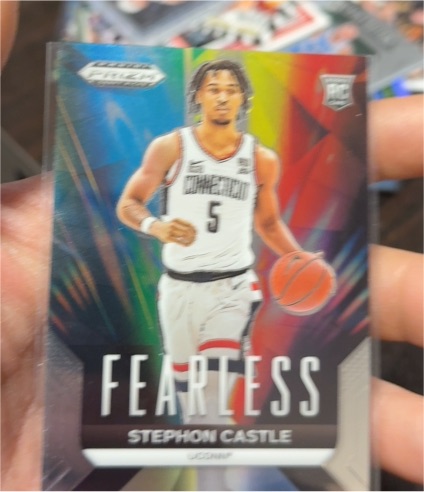 2024 Panini Prizm Draft Picks #25 Stephon Castle Fearless — front