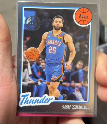 2025-26 Topps #80BK-12 Ajay Mitchell — front