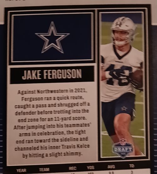 2022 Panini Score #375 Jake Ferguson — front