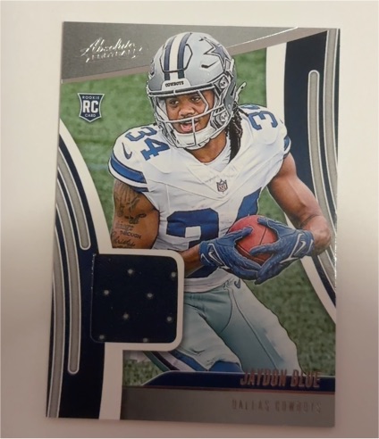 2025 Panini Absolute #ARM-JBE Jaydon Blue Absolute Rookie Materials — front
