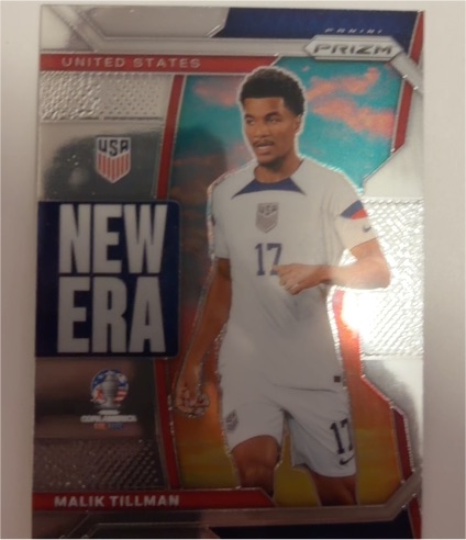 2024 Panini Prizm Copa America #29 Malik Tillman New Era Silver — front