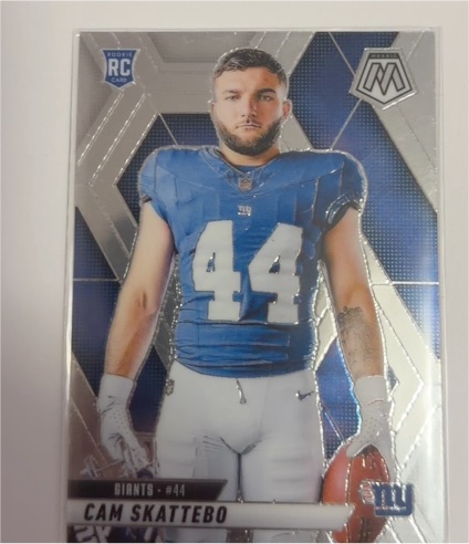 2025 Panini Mosaic #271 Cam Skattebo Rookie Variation — front