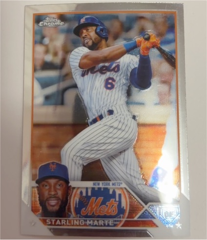 2023 Topps Chrome #19 Starling Marte — front