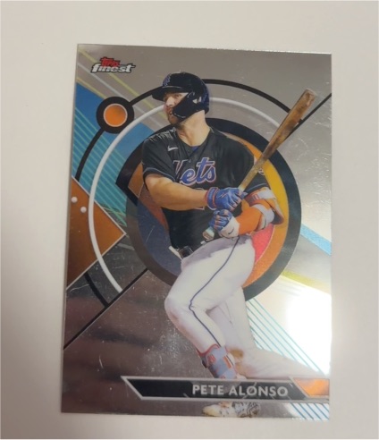 2023 Topps Finest #57 Pete Alonso — front