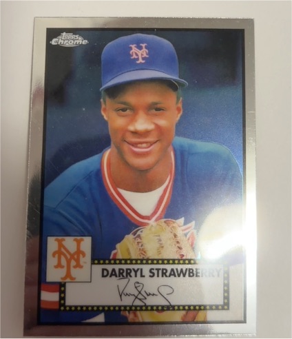 2021 Topps Chrome Platinum Anniversary #538 Darryl Strawberry — front