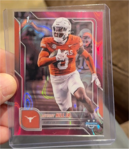 2025 Bowman Chrome University #84 Anthony Hill Jr — front