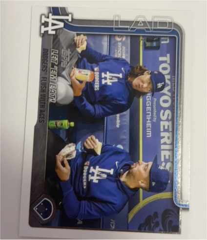 2025 Topps Update #US119 Let 'Em Eat! Blake Snell / Tyler Glasnow — front