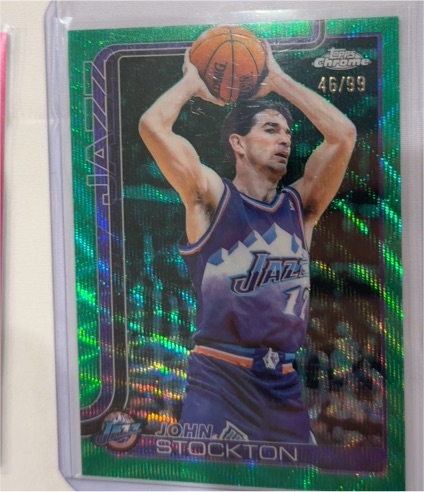 2025 Topps Chrome #250 John Stockton — front