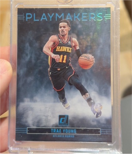 2023-24 Donruss Playmakers Trae Young — front