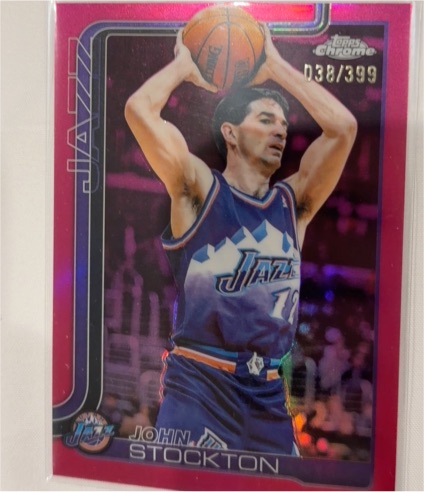 2025-26 Topps Chrome #250 John Stockton — front