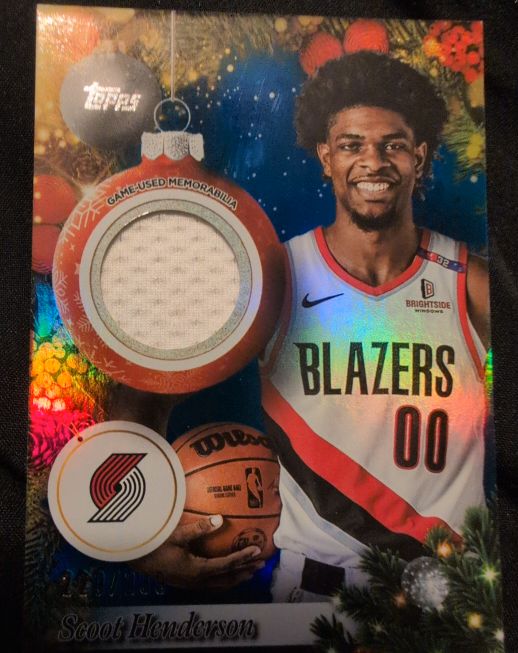 2025-26 Topps Holiday #PR-SH Scoot Henderson — front