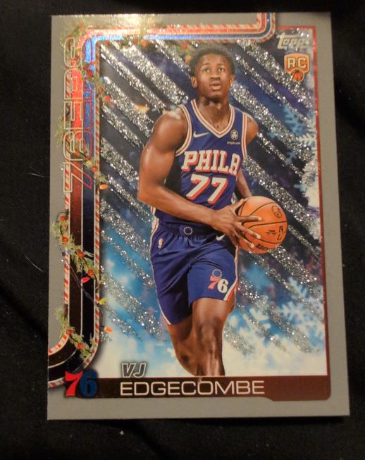 2025-26 Topps Holiday #H163 VJ Edgecombe — front