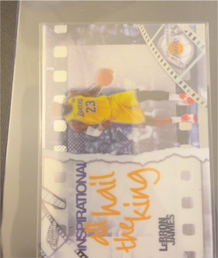 2025-26 Topps Chrome #IP-1 LeBron James Inspirational All Hail the King — front