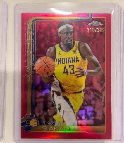 2025-26 Topps Chrome #1 Pascal Siakam — front