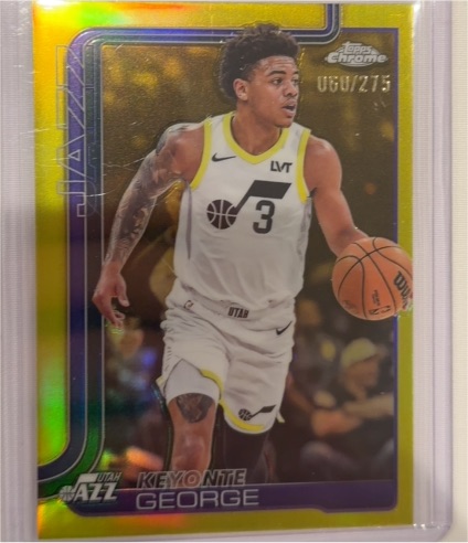 2025-26 Topps Chrome #235 Keyonte George — front