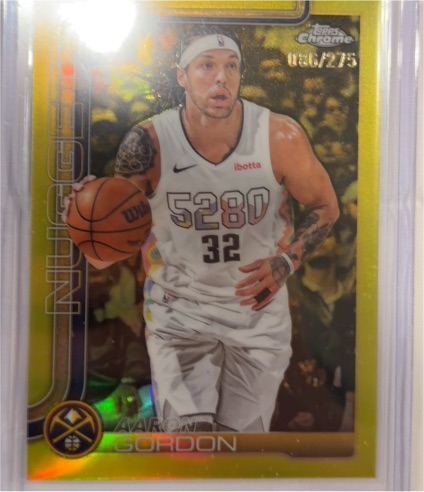 2025-26 Topps Chrome #100 Aaron Gordon — front