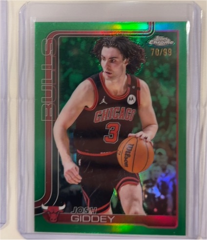 2025-26 Topps Chrome #48 Josh Giddey — front
