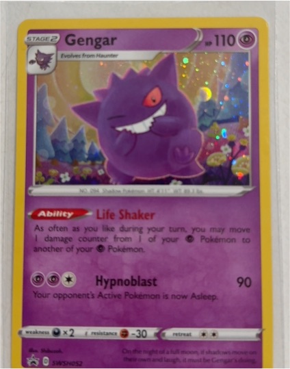 2020 Pokemon Sword & Shield Promo #SWSH052 Gengar — front