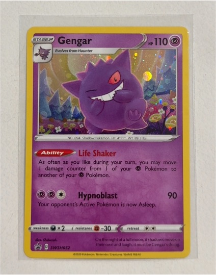 2020 Pokémon SWSH Black Star Promo #052 Gengar — front