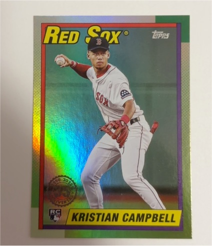 2025 Topps Update #U90-36 Kristian Campbell — front